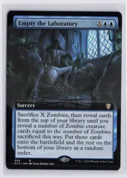 MTG Empty the Laboratory (MIC) Innistrad: Midnight Hunt Extended Regular Rare 52 - Image 1