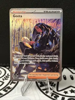 Geeta - 226/197 Special Illustration Rare Obsidian Flames 2023 Pokemon TCG NM - Image 1