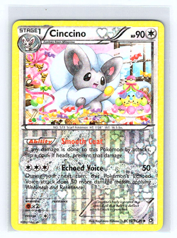 Cinccino RC19/RC25 Reverse Holo Pokemon Card – Radiant Collection (2013) - Image 1