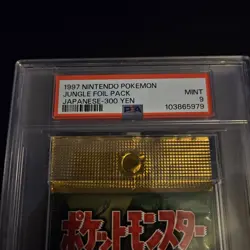 🌴 Pokemon 1997 Jungle Foil Sealed Pack Japanese 300 Yen PSA 9 Graded - Image 2