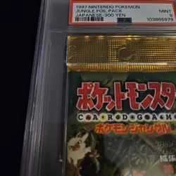 🌴 Pokemon 1997 Jungle Foil Sealed Pack Japanese 300 Yen PSA 9 Graded - Image 3
