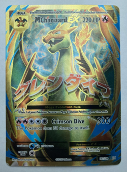 Pokemon TCG M Charizard EX (Full Art) 101/108 Evolutions Holo - Image 1