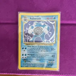 1999 POKEMON GAME 13 POLIWRATH-HOLO - Image 1