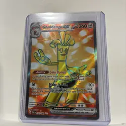 Gholdengo Ex 231/182 Pokemon Paradox Rift Full Art Holo Rare Near Mint - Image 3