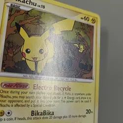 Pikachu - 94/123 - Mysterious Treasures - Pokemon TCG - MP Printer Line Non-Holo - Image 3