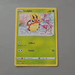 Pokemon TCG Ledyba 1/15 McDonalds 2022 Promo Battle Match Card HP - Image 1