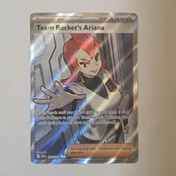 2025 Pokemon Team Rocket's Ariana Trainer Full Art Holo Destined Rivals #224/182 - Image 1