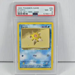 1999 Pokemon Game Staryu #65 PSA Near Mint - Mint 8 , TRUSTED Oz Sale - Image 1