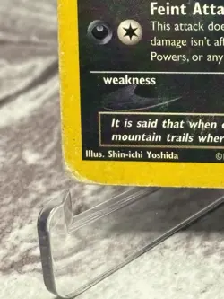 Murkrow 24/111 2000 Neo Genesis Pokemon TCG WOTC Non Holo Rare - HP/DMG - Image 5