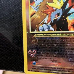 Pokemon TCG Entei Black Star Promos Holo Ken Sugimori SWIRL NM/LP - Image 3