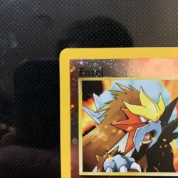 Pokemon TCG Entei Black Star Promos Holo Ken Sugimori SWIRL NM/LP - Image 4