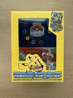 Pokemon World Championships 2023 Yokohama Commemorative Deck Pikachu WCS2023 - Image 1