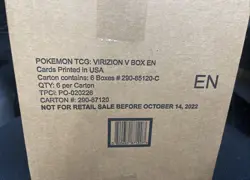 pokemon virizion v Collection Box Case Of 6 Boxes New Sealed - Image 1