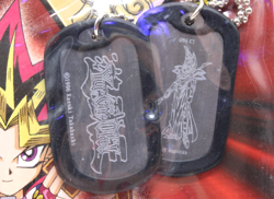 2002 Yu-Gi-Oh! DARK MAGICIAN Collectible Dog Tag NEW Sealed - Image 2
