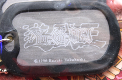 2002 Yu-Gi-Oh! DARK MAGICIAN Collectible Dog Tag NEW Sealed - Image 3