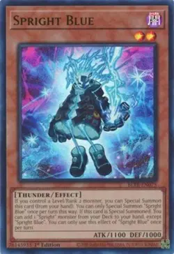 *** SPRIGHT BLUE *** MINT/NM ULTRA RARE 1ST EDITION BLTR-EN075 YUGIOH - Image 1
