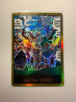 DON!! Card (Egghead) (Gold) The Azure Sea's Seven Foil NM - Image 1