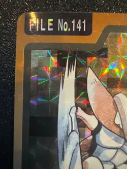 Pokemon Pocket Monster 1997 Card Kabutops Prism Carddass Japanese#141 Pokemon LP - Image 5