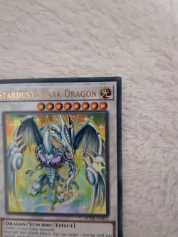 DUDE-EN012 Stardust Spark Dragon Ultra Rare 1st Edition YuGiOh Card - Image 3