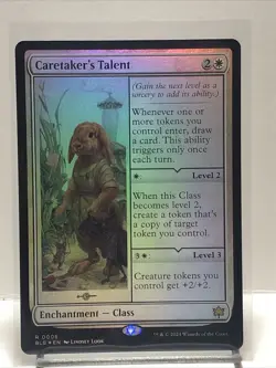 Caretaker's Talent (Foil) Bloomburrow 0006 Rare MTG - Image 1