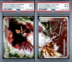 2009 Pokemon Heart Gold Coll-1st ED HO-OH Legend-Holo Sequential Set PSA 9 - Image 1