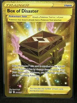 Box of Disaster 214/196 NM/M Swsh11 Lost Origin Gold Secret Pokemon TCG - Image 1