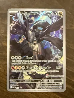 N’s Zekrom 031 Pokemon Center Stamped ETB Promo Ascended Heroes - Image 1