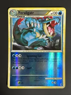 Pokemon Feraligatr 25/95 - Call of Legends - Rare - Reverse Holo - Image 1