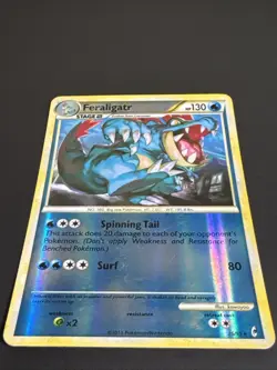 Pokemon Feraligatr 25/95 - Call of Legends - Rare - Reverse Holo - Image 2