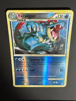 Pokemon Feraligatr 25/95 - Call of Legends - Rare - Reverse Holo - Image 3