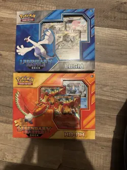 Set of 2 Pokemon TCG Trainer’s Legendary Box Legendary Battle Deck Lugia Ho-oh - Image 1