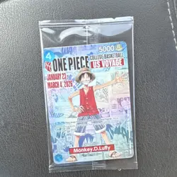 Bandai One Piece TCG Monkey.D.Luffy US Voyage Promo Card Stock US Voyage 0001 - Image 1