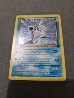 Pokemon TCG Dark Blastoise 3/82 Team Rocket Rare Holo Card VLP - Image 1