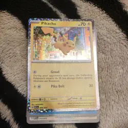 Pokemon Pikachu TCG Holo Promo Card 2023 McDonald's Promos 006/015 - Image 1