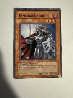 Familiar Knight Mint EP1-EN006 Yu-Gi-Oh! Card (Miscut) MP - Image 1