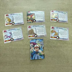 Lot Of 7 Pokemon 99 Topps Animation TV Series 2 holo shiny cards - Image 2