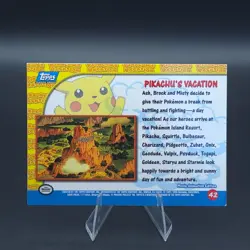 Pikachu's Vacation - Topps Blue Label Card - LP Pokemon - Image 2