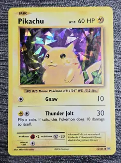 Pikachu 35/108 Cracked Ice Holo - Evolutions - Pokemon Card - LP - Image 1