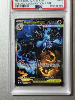 Mega Charizard X EX 2025 Pokemon PFL EN SIR 125/094 PSA 9 MINT - Image 3