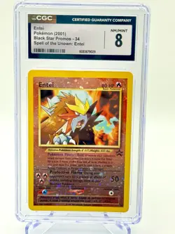 Pokemon TCG Entei Wizards Black Star Promos 34 Holo Promo Promo - Image 1
