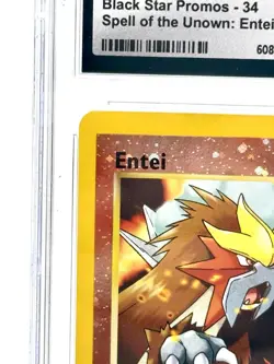Pokemon TCG Entei Wizards Black Star Promos 34 Holo Promo Promo - Image 3