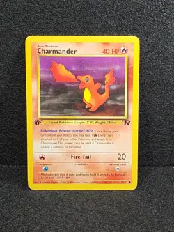 1st Edition Charmander Team Rocket 50/82 Pokemon TCG CGC PSA BGS - Image 2