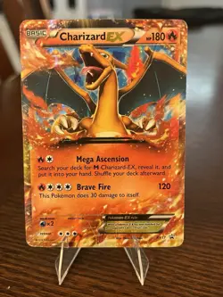 Pokemon Charizard EX XY Promo Holo Card XY17 Basic HP180 2014 English - Image 1