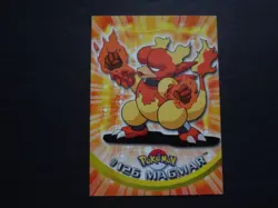 2000 Topps Pokemon Series 3 #126 Magmar TV Animation Edition - Image 1