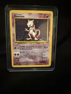 Mewtwo Holo Pokemon Base Set #10 1999 - Image 1