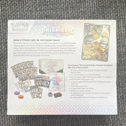 Pokemon Scarlet & Violet Prismatic Evolutions Elite Trainer Box Eevee English - Image 2