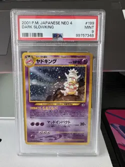 2000 Pokemon Japanese Neo Slowking Holo (Japanese) PSA 9 Neo 4 - Image 1