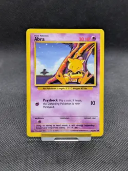 Abra Base Set 43/102 Common Pokemon WOTC NM - Image 1