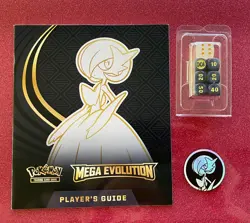 Pokemon Gardevoir Player's Guide, Coin, and Dice from Mega Evolutions ETB - Image 1