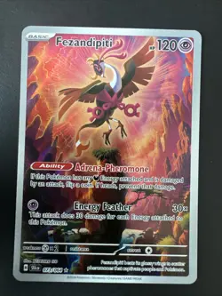 Fezandipiti 073/064 Illustration Rare Shrouded Fable Pokemon Near Mint - Image 1